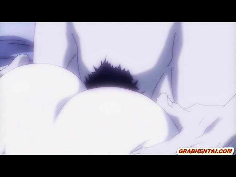 Cute Japanese anime gets licked and hard poked
