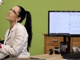Wang sucking action by great looking babe