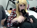 Gorgeous blonde teen Deep Toying