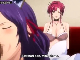 Anime slave slut doing deeptroath