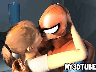 3d mary jane gets her pussy...