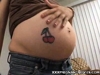 Pregnant Madison Stripping Off Her Clothes...