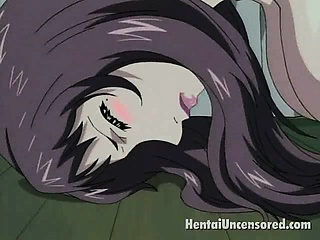 Fantastic hentai nymphet getting round booty licked by a