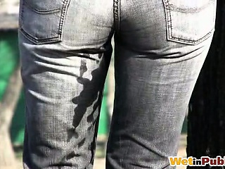 Desperate Bus Stop Pant Wetting Accident...