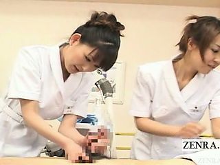 Subtitled cfnm japanese penis salon vacuum handjob care