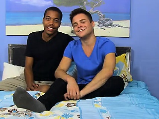 Interracial Gay Couple Dustin Fitch And Markell Jacobs Fuck...
