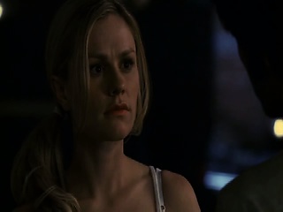 Anna Paquin Some White Tank Top Showing Us Her...