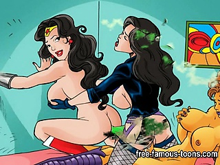 Famous cartoon superheroes porn...