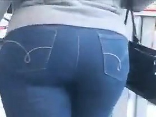 Nice Booty In Tight Jeans...