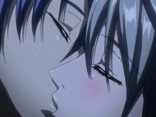 Gay anime lovers secretly kiss and...