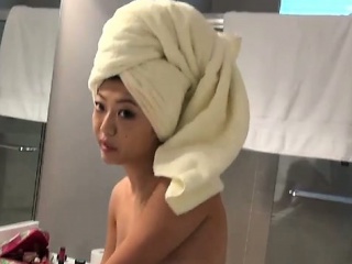 Asian Girlfriend Fresh Out Of Shower...