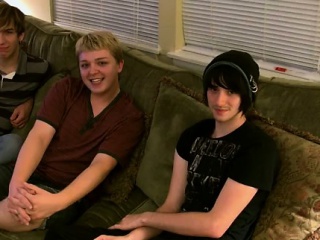 Aron Kyle And James Are Hanging Out On The Couch An...