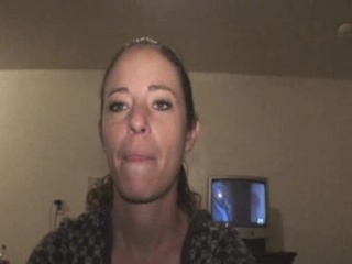 Not too roughed up looking brute crack whore sucking