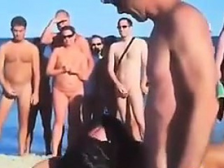 Swingers fucking in public at the beach