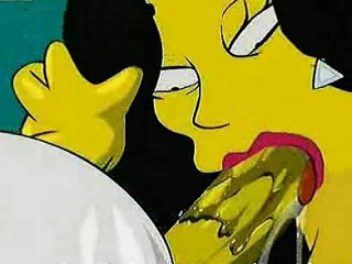 Simpsons Porn Threesome...