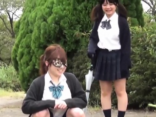 Japanese teenagers piss...