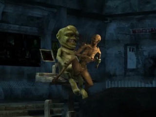 3d alien  horny goblin...