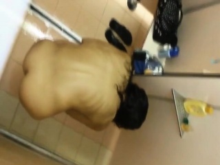 I Caught Babe Taking A Shower Naked...