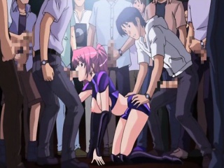 Beauty japanese anime gangbang in the public show