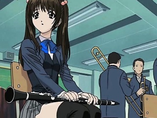 Huge titted hentai teacher takes huge dong