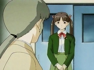 Innocent hentai girl seducing her horny teacher
