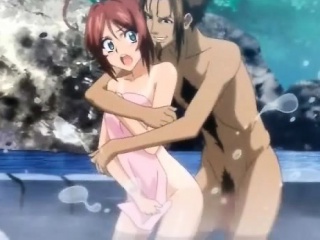 Anime sweetie gets cunt and tits...