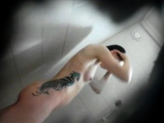 My Caught Adrianna Showering Bathroom...