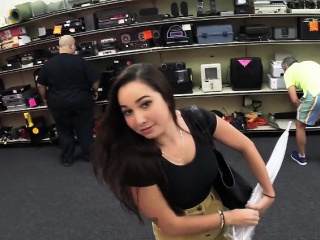 Gets Pounded Hardcore Inside The Pawnshop...
