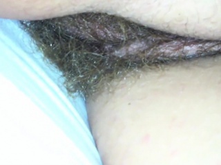 With A Beautiful Hairy Pussy...