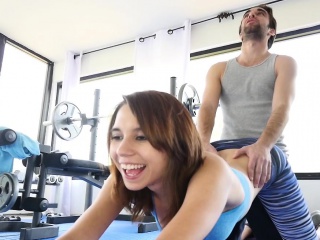 Therealworkout Teen Stretched Out By...
