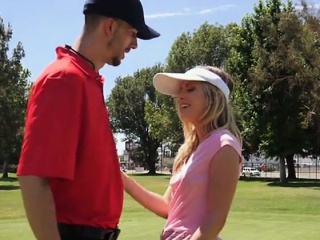Hot Teen Karla Kush Seduces Golf Course Employee...