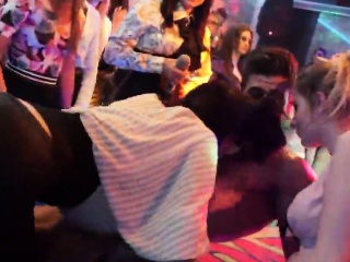 Foxy teens get fully insane and naked at hardcore party