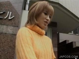 Asian getting her clothes cut off...