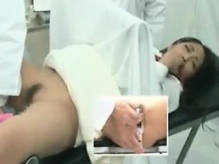 Desirable has her doctor fingering and...