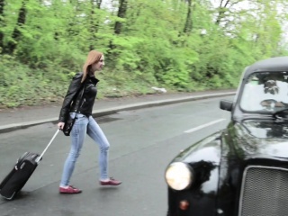 Czech Babe Bangs In Taxi For Free Ride...