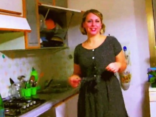  Italian Housewife Kitchen Blowjob...