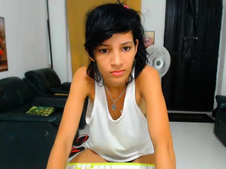 Small tit teen on webcam