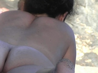 Nudist beach shaved pussies on it...
