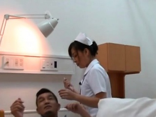 Curvy asian nurse severe encounter huge...