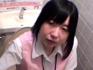 Asian Teen Pees In Toilet...