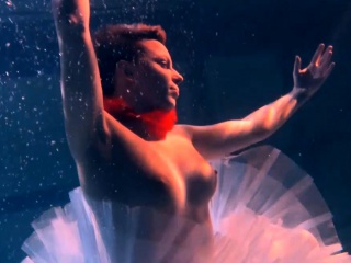 Bulava Lozhkova With A Red Tie And Underwater...