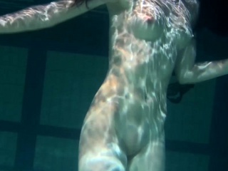 Polcharova Stipping And Enjoying Underwater Swimming...