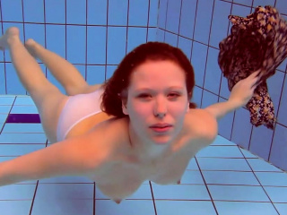 Matrosova Hot Ginger Pussy In The Pool...