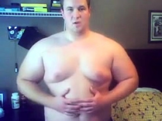 Alluring chubby gay man