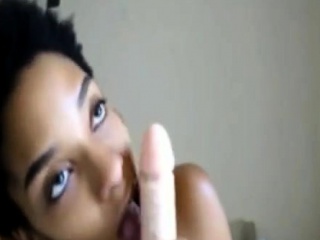 Black ebony teen webcam porn with pink sweet pussy