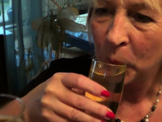 Old Mature Milf Make Piss Party Boy...