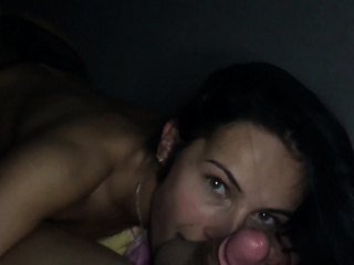 Amateur pov blowjob and cum swallowing - lexi dona