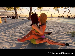 Babe in 3d sex game...