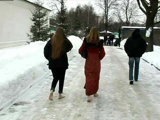 Mature Threesome Outdoor Caught By...
