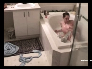 Spying My Sisters Bath Masturbation...